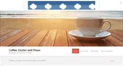 Desktop Screenshot of coffeeclutterandchaos.com